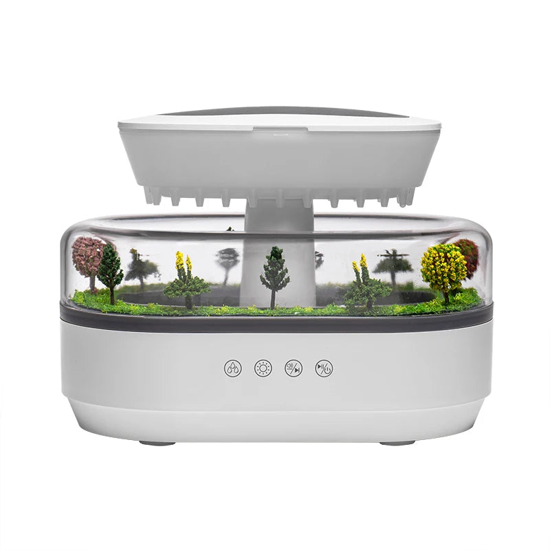 Raindrop Aroma Diffuser with Music & LED Light