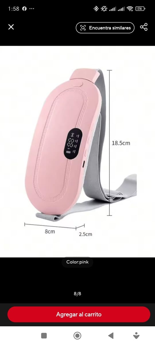 Faja Térmica Eléctrica con Masaje – Diseño Portátil