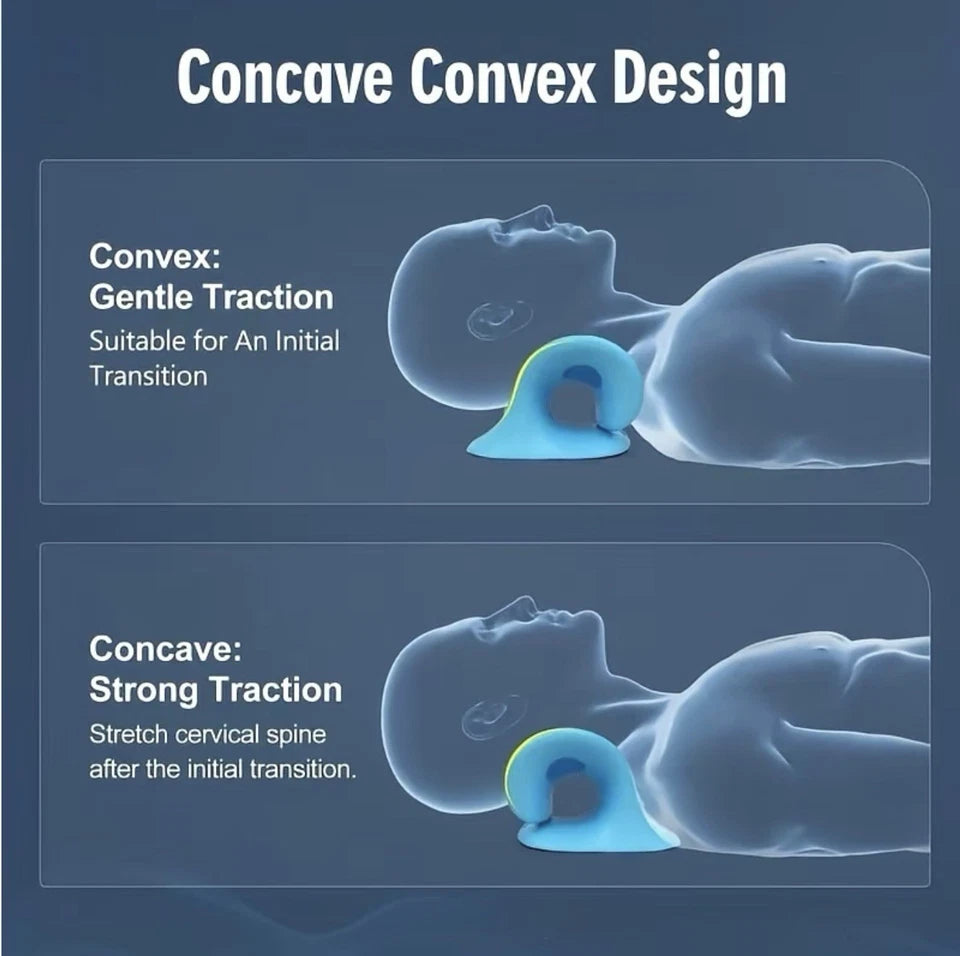 Almohada terapéutica cervical con tecnología de masaje y tracción