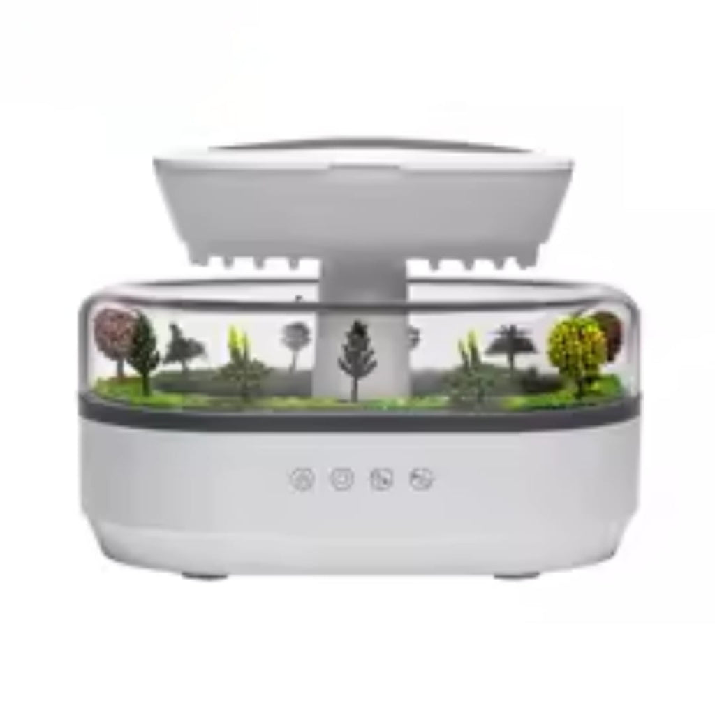 Humidificador Aromático RelaxLuz - Difusor LED con Sonidos de Lluvia